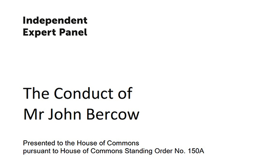 FDA welcomes decision to uphold 21 complaints of bullying and harassment against John Bercow