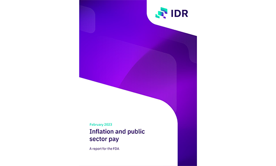 ‘Public sector pay awards not inflationary and reward package is not competitive’, says independent analysis