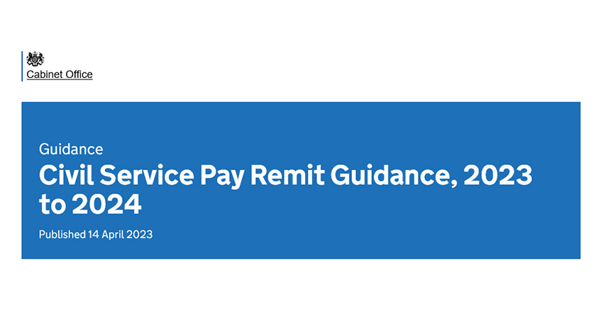 Civil Service Pay Remit Guidance 2023 to 2024 847